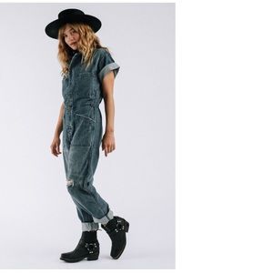 Pistola Denim Jumpsuit from Clad & Cloth